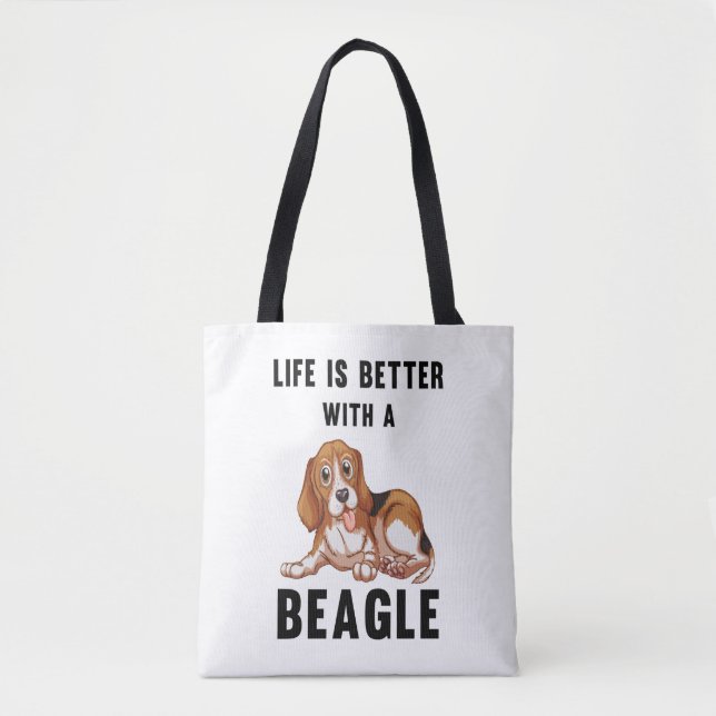 Das Leben ist besser mit einem Beagle (Vorderseite)