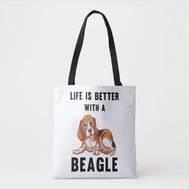 Das Leben ist besser mit einem Beagle (Vorderseite)