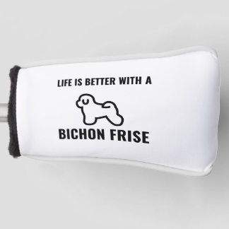 Das Leben ist besser mit einem Bichonfrisch Golf Headcover