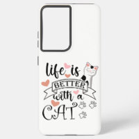 Das Leben ist besser mit einem Cat-Anführungsmotto