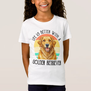 Das Leben ist besser mit einem Golden Retriever T-Shirt