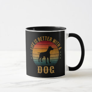 DAS LEBEN IST BESSER MIT EINEM HUND TASSE
