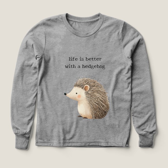 Das Leben ist besser mit einem Igel  (Design Vorderseite)