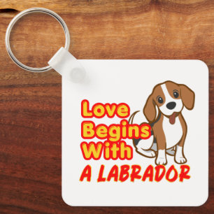 Das Leben ist besser mit einem Labrador - lustiger Schlüsselanhänger