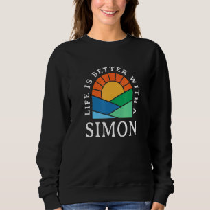 Das Leben ist besser mit einem Personalisierten Ni Sweatshirt