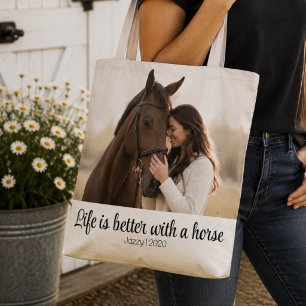 Das Leben ist besser mit einem Pferd Personalisier