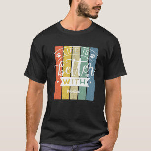 Das Leben ist besser mit einem Pudel T-Shirt