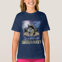 Das Leben ist besser mit einem sibirischen Husky
