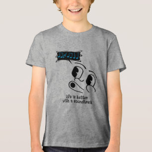 "Das Leben ist besser mit einem Soundtrack" Tri-Blend Shirt