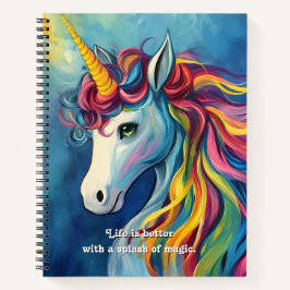 Das Leben ist besser mit einem Zauber. Notizbuch
