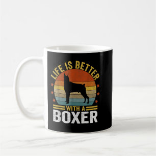 Das Leben ist besser mit einer Boxer-Mama Boxer Va Kaffeetasse