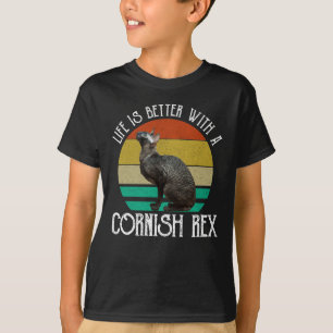 Das Leben ist besser mit einer Cornish Rex T-Shirt