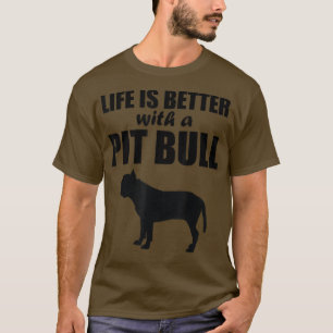 Das Leben ist besser mit einer Grubenfülle Silhoue T-Shirt