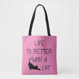 Das Leben ist besser mit einer Katze - Katzenliebh
