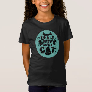 Das Leben ist besser mit einer Katze T-Shirt
