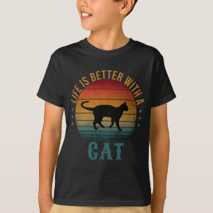 DAS LEBEN IST BESSER MIT EINER KATZE T-Shirt