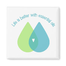 Das Leben ist besser mit Essential Oils Magnet