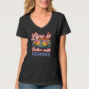 Das Leben ist besser mit Geminis! Funny Gemini Hor T-Shirt
