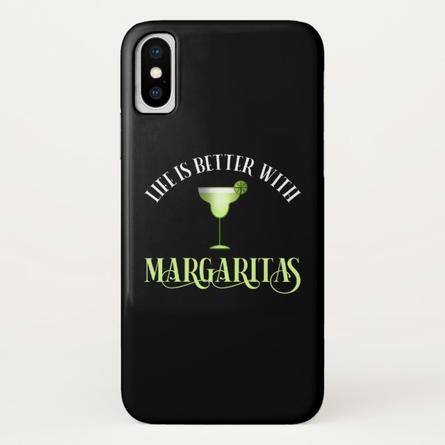 Das Leben ist besser mit Margaritas Case-Mate iPhone Hülle (Rückseite)