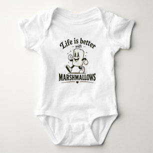 Das Leben ist besser mit Marshmallows Baby Strampler