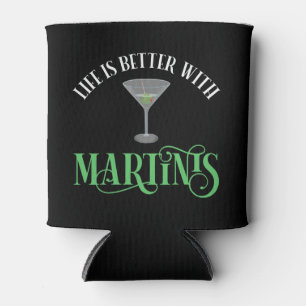 Das Leben ist besser mit Martinis Dosenkühler