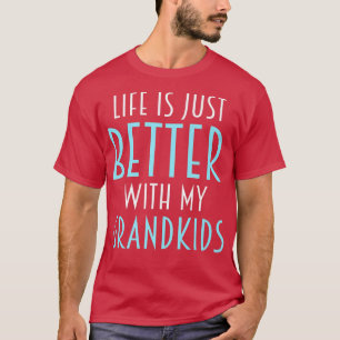 Das Leben ist besser mit meinen Großkindern Oma Op T-Shirt