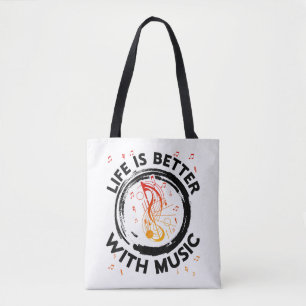Das Leben ist besser mit Musiknoten Musician Music