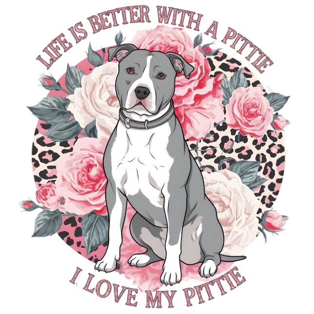 Das Leben ist besser mit Pittie Poster (Von Creator hochgeladen)