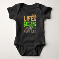 Das Leben ist besser mit Reptilien Gecko Chameleon