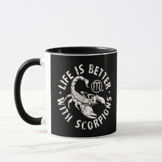 Das Leben ist besser mit Skorpionen Skorpion Lover Tasse