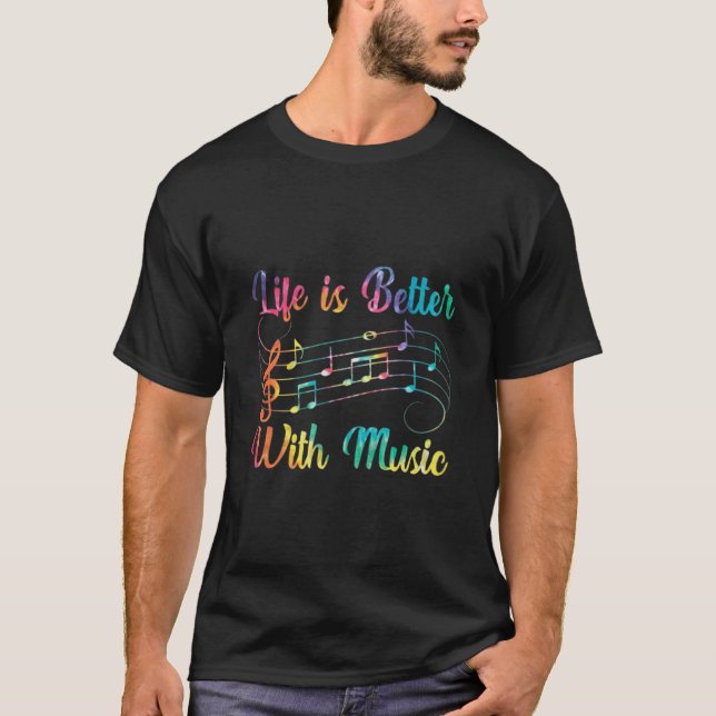 Das Leben ist besser T-Shirt (Vorderseite)
