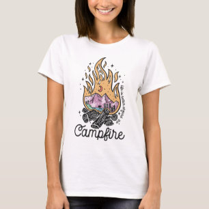 Das Leben ist besser um das Lagerfeuer herum T-Shirt