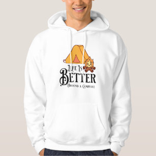 Das Leben ist besser um ein Lagerfeuer herum Hoodie