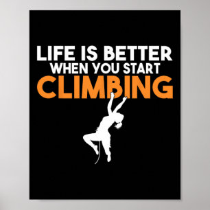 Das Leben ist besser, wenn du anfängst, Tree Rock Poster