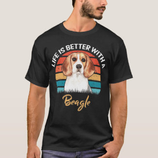 Das Leben ist besser, wenn ein Beagle mehr Geschen T-Shirt