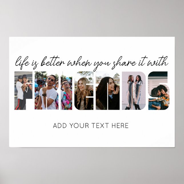 Das Leben ist besser, wenn man es mit einem Foto v Poster (Vorne)