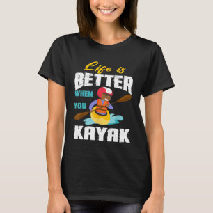 Das Leben ist besser, wenn man länger Sport im Kaj T-Shirt