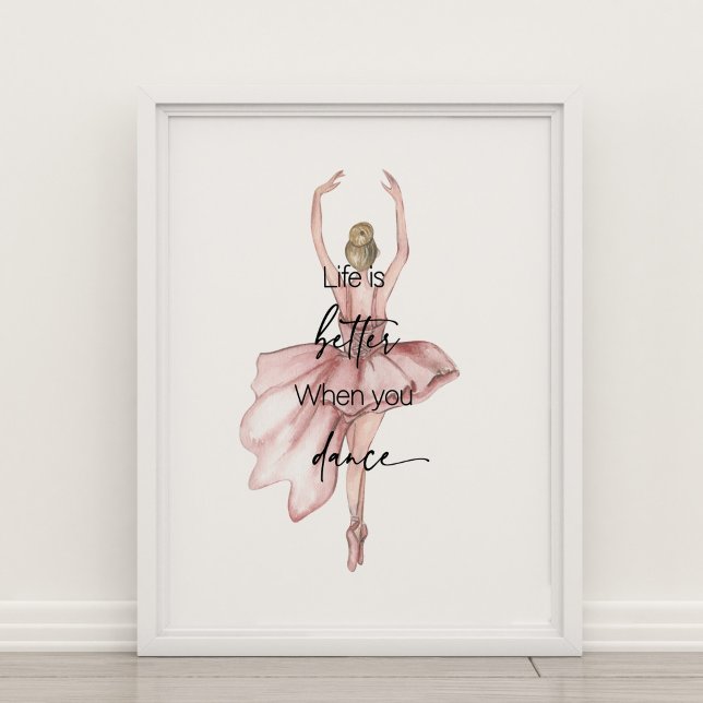 Das Leben ist besser, wenn man Poster tanzt (Von Creator hochgeladen)