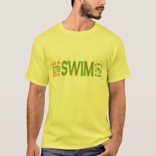 Das Leben ist besser, wenn Sie Verein-Logo des T-Shirt