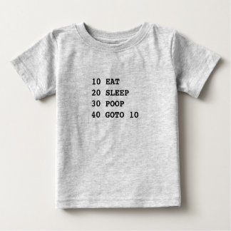 Das Leben ist Bio Baby T-shirt