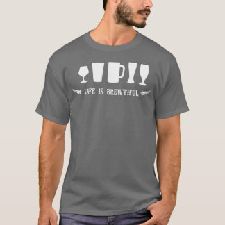 Das Leben ist braun T-Shirt
