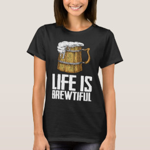 Das Leben ist braun T-Shirt