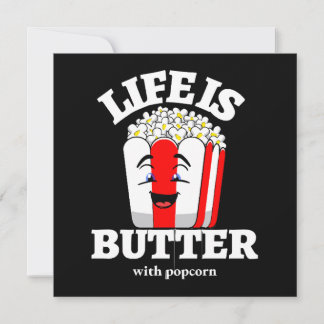 Das Leben ist Butter mit Popcorn