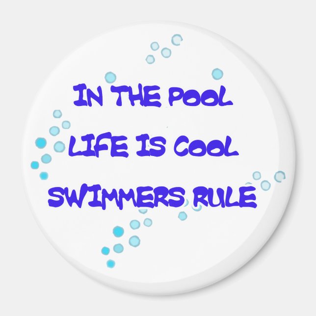 Das Leben ist Cool Magnet (Vorne)