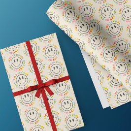 Das Leben ist Cool und lächelt. Geschenkpapier