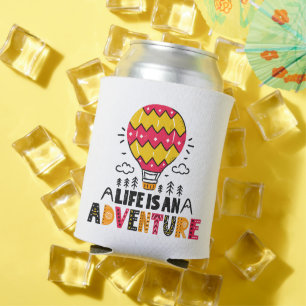 Das Leben ist Cooler ein Abenteuer Dosenkühler