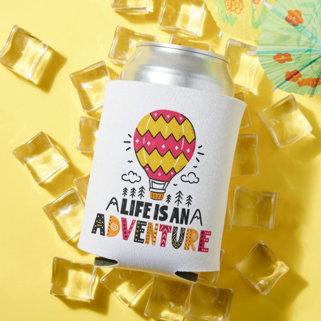Das Leben ist Cooler ein Abenteuer Dosenkühler (In Situ Sommer)