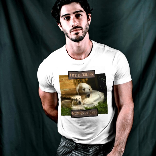 Das Leben ist der Goldene Hund T-Shirt (Von Creator hochgeladen)