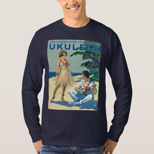 Das Leben ist dunkler langer T - Shirt die Hülse (Vorderseite)