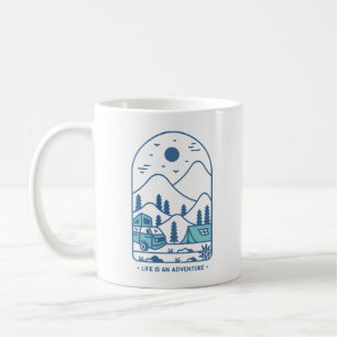 Das Leben ist ein Abenteuer 3 Kaffeetasse